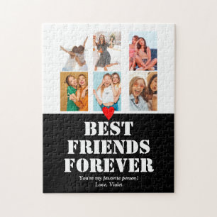 Creative Unique BFF Photo Collage Gift Beste Vrien Legpuzzel