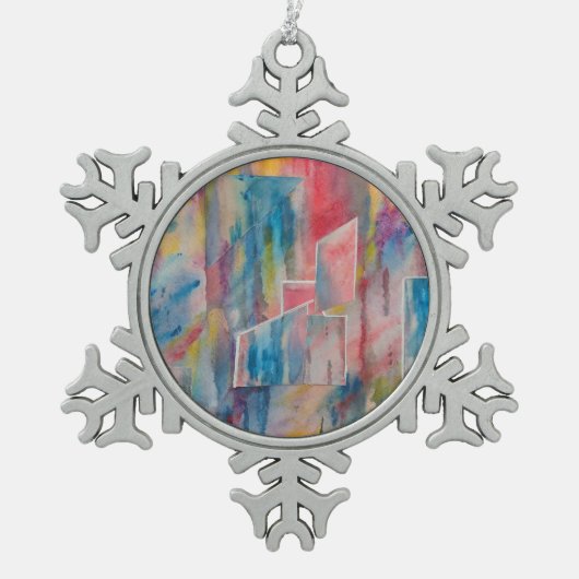 "Creative Utopia" Snowflake Ornament (Voorkant)