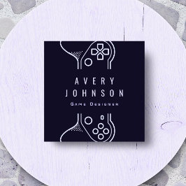 Creative Video Game Designer Gamer Game Tester Vierkante Visitekaartje