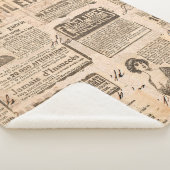 Creative vintage style background. Paper texture. Sherpa Deken (3/4)