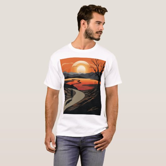 Creative Vision 2D Vector PowerPoint Slide T-shirt (Voorkant volledig)