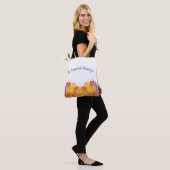Creative Waterverf Abstract ontwerp Tote Bag (Op model)