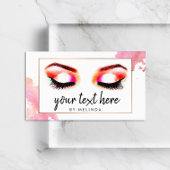 Creative Waterverf Eyebrows Custom Text Visitekaartje