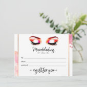 Creative Waterverf Eyebrows Microblading Gift (Staand voorkant)