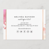 Creative Waterverf Eyes Makeup/Lashes Gift Kaart (Achterkant)