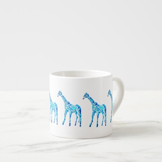 Creative Waterverf Giraffe Coffee/Espresso Mok (Voorkant rechts)