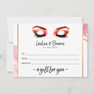 Creative Waterverf Lashes/Brows Cadeaucertificaat