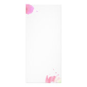 Creative Waterverf Wenkbrauwen Microblading Reclamekaart (Achterkant)