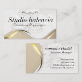 Creative Wedding & Event Designer Visitekaartje (Voorkant / Achterkant)