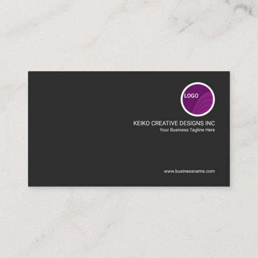 Creative White Angles Supply Chain Manager Visitekaartje (Achterkant)