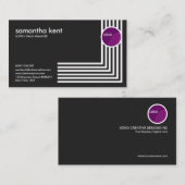 Creative White Angles Supply Chain Manager Visitekaartje (Voorkant / Achterkant)