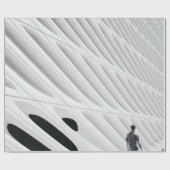 Creative white man architectuur cadeaupapier (Vlak)