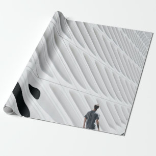 Creative white man architectuur cadeaupapier