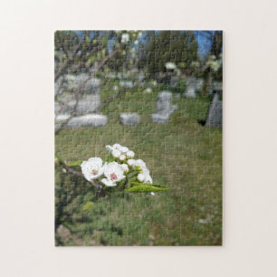 Creative white tree foto jigzaag puzzel