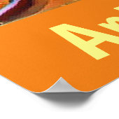 Creative Wildlife Swimming Seal Antarctica Travel Poster (Hoek)