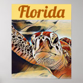 Creative Wildlife Zee Turtle Florida Revel Poster (Voorkant)