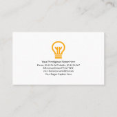 Creative Wiskunde Symbols Alphabets Home Tutor Visitekaartje (Achterkant)