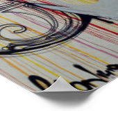 Creative Woman Psychedelic Art Graffiti Poster (Hoek)