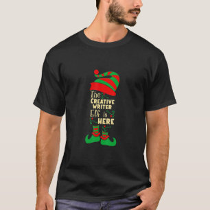 Creative Writer Elf-kerstwedstrijd Chri T-shirt