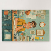 Creative Writer in Busy Office Legpuzzel (Horizontaal)