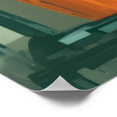 Creative Writer in Busy Office Poster (Hoek)