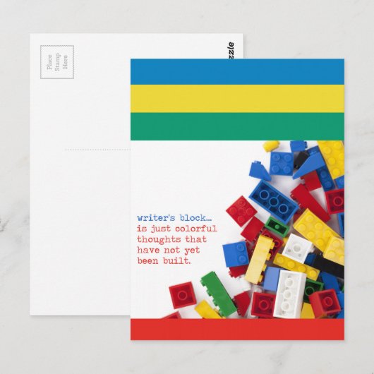 Creative Writer's Block Solution Briefkaart (Voorkant / Achterkant)