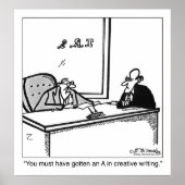 Creative Writing on Tax Return Poster (Voorkant)