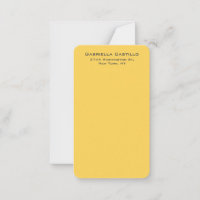 Creative Yellow Color Plain Eenvoudig