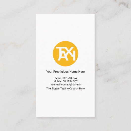 Creative Yellow Taxi Grid Line Routes Cab Driver Visitekaartje (Achterkant)