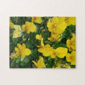 Creative yellow tree flower foto jigzaag puzzel (Horizontaal)