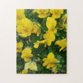 Creative yellow tree flower foto jigzaag puzzel legpuzzel (Verticaal)
