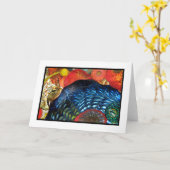 CreativeAngelOntworpen Drijvende Glazen Reeks Kaart (Gele Bloem)