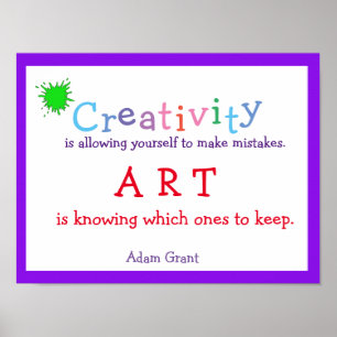 Creativiteit, Art Quote, Poster