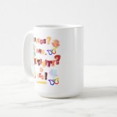 Creativiteit boven chaos koffiemok (Voorkant links)