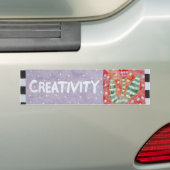 Creativiteit Bumpersticker (Op auto)