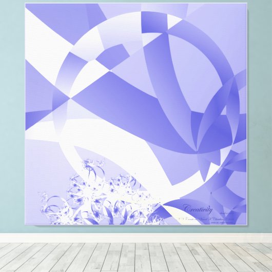 Creativiteit Canvas Afdruk (Insitu (Houten vloer))