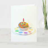 Creativiteit Cupcake Fotografie Verjaardag Kaart (Voorkant)