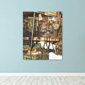 Creativiteit Glimmer Alle Helderder Canvas Afdruk (Insitu (Houten vloer))