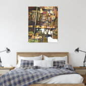Creativiteit Glimmer Alle Helderder Canvas Afdruk (Insitu (Slaapkamer))