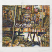 Creativiteit Glimmer Alle Helderder Likeurfles Etiket (Enkel label)