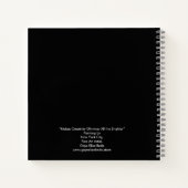 Creativiteit Glimmer Alle Helderder Notitieboek (Achterkant)