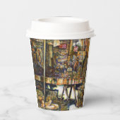 Creativiteit Glimmer Alle Helderder Papieren Bekers (Achterkant)