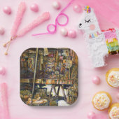 Creativiteit Glimmer Alle Helderder Papieren Bordje (Feest)