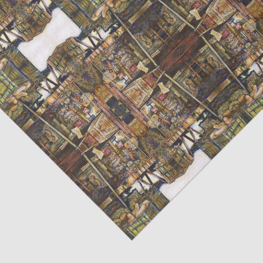 Creativiteit Glimmer Alle Helderder Tissuepapier (Detail)