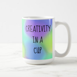 Creativiteit in een beker kleurrijke koffie-Mok Koffiemok