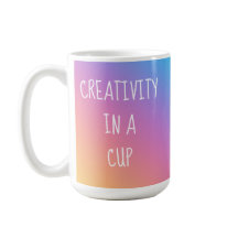 Creativiteit in een Mok voor een beker koffie