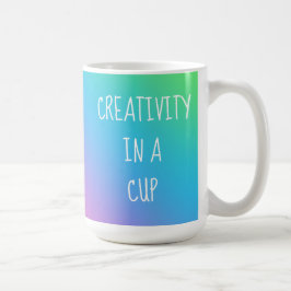 Creativiteit in een Mok voor een beker koffie
