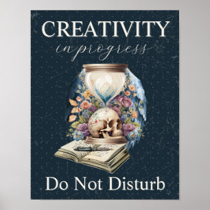 Creativiteit in uitvoering Verstoren Auteursgesche Poster