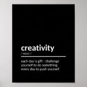 Creativiteit Inspirerend citaat Poster (Voorkant)