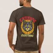 Creativiteit is alles - grappige kattenliefhebber t-shirt (Achterkant)